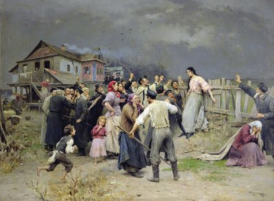 A Victim of Fanaticism, 1899 by Nikolai Pimonenko